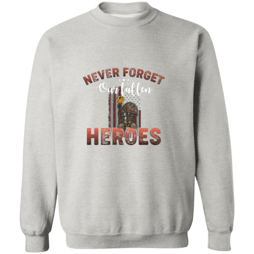 Never Forget Heros Crewneck Pullover Sweatshirt