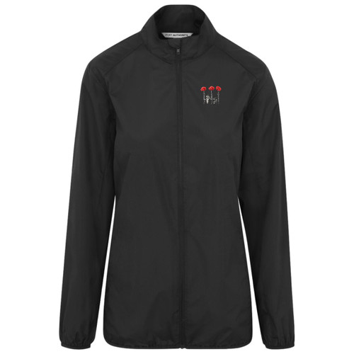 Never Forget Red poppies Womens Zephyr Full-Zip Jacket