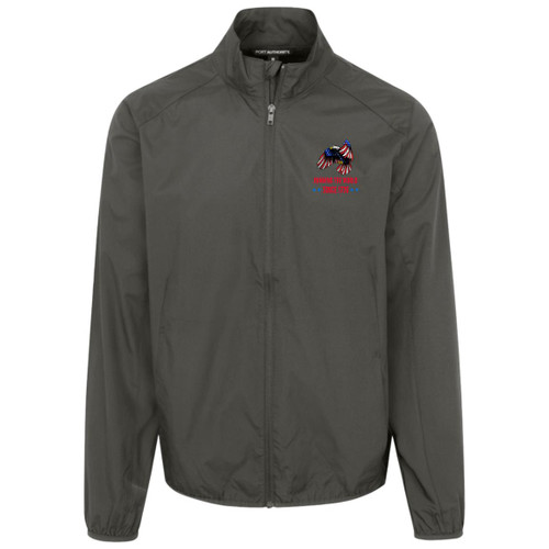 Running The World Mens Zephyr Full-Zip Jacket