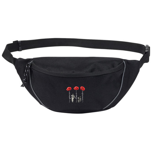 Never Forget Red poppies Hip Pack