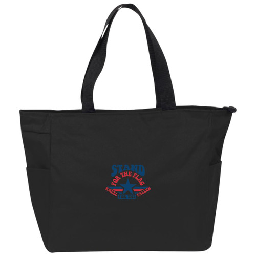 stand for the flag kneel for the fallen Essential Zip Tote