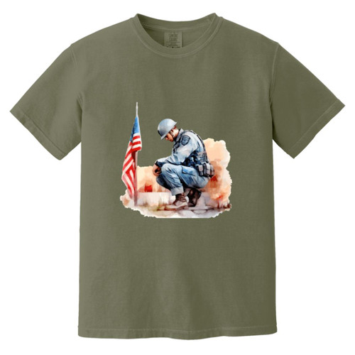 Vet Water Color Design 2 Heavyweight Garment-Dyed T-Shirt