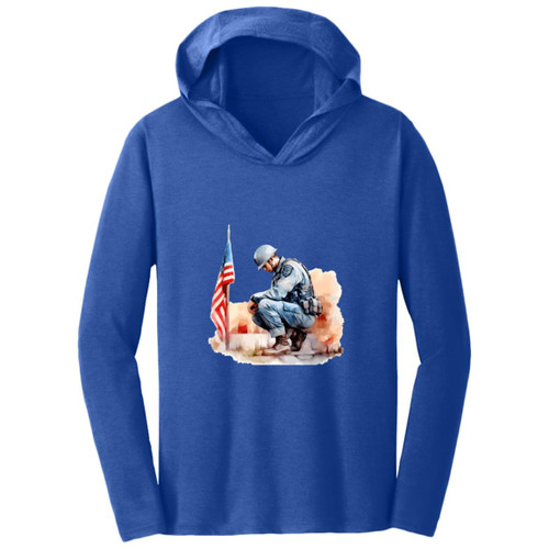 Vet Water Color Design 2 Hooded Long Sleeve T-shirt