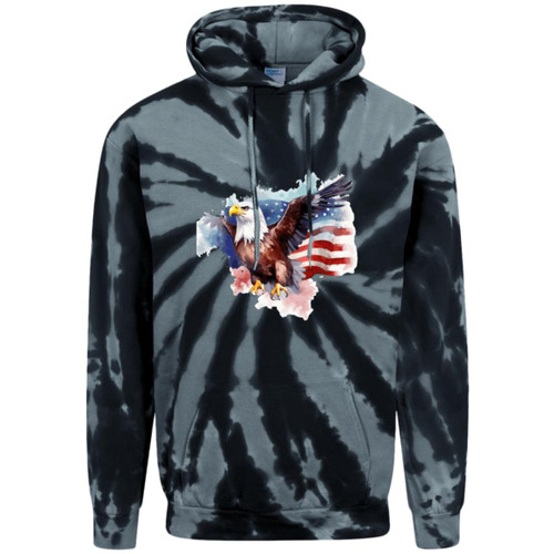 Vet Water Color Design 1 Adult Tie-Dye Pullover Hoodie
