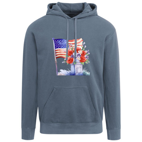 Vet Water Color Design 3 Garment-Dyed Adult Hoodie