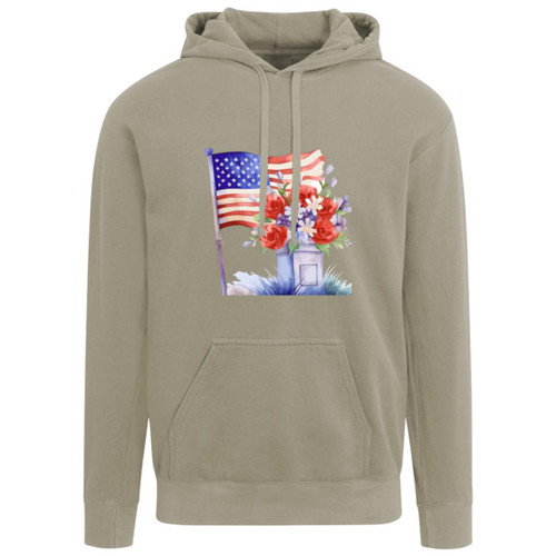 Vet Water Color Design 3 Garment-Dyed Adult Hoodie