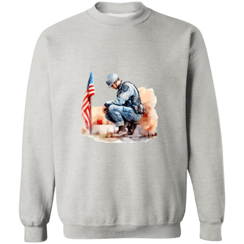 Vet Water Color Design 2 Crewneck Pullover Sweatshirt