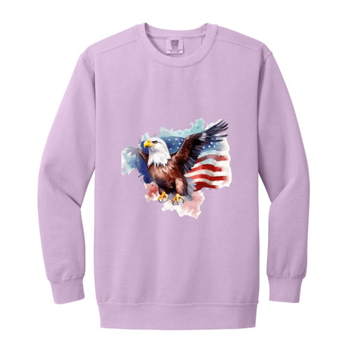 Vet Water Color Design 1 Garment-Dyed Adult Crewneck Sweatshirt