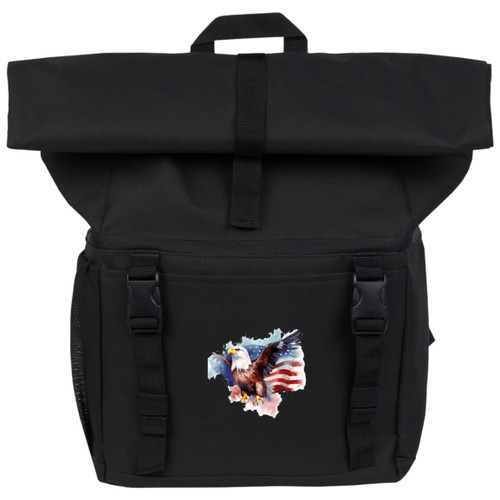 Vet Water Color Design 1 18-Can Backpack Cooler