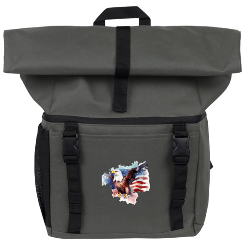 Vet Water Color Design 1 18-Can Backpack Cooler