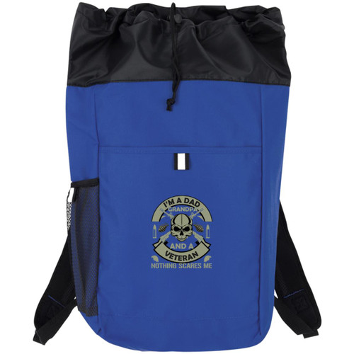 Im a dad and Grandpa Nothing Scares me Hybrid Backpack