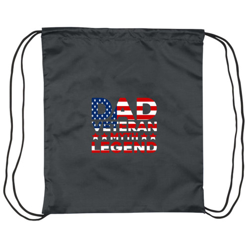 Dad Veteran Myth Legend Drawstring Cinch Bag