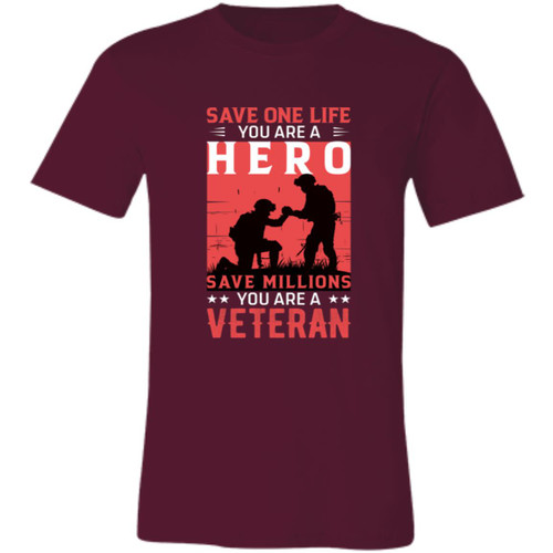save a million you are a veteran Short-Sleeve T-Shirt