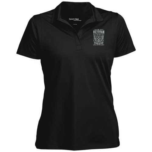 im a vet my level of sarcasm is based on your stupidity Womens Performance Polo