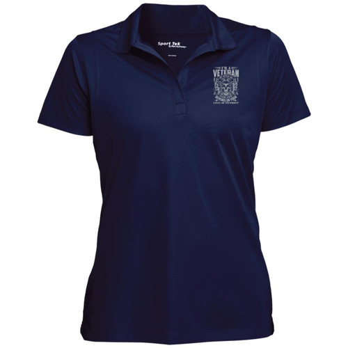 im a vet my level of sarcasm is based on your stupidity Womens Performance Polo