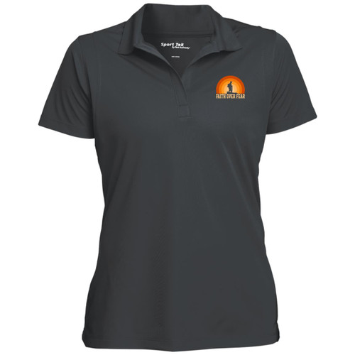 Faith over fear Womens Performance Polo