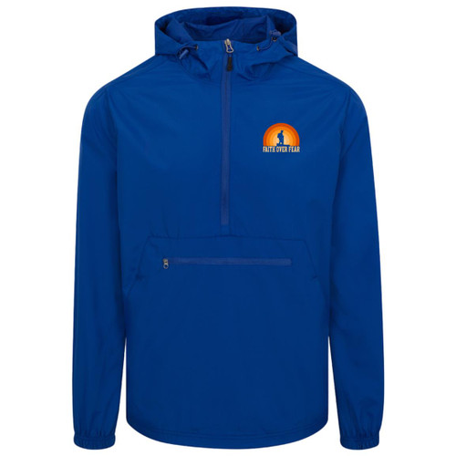 Faith over fear Packable Anorak