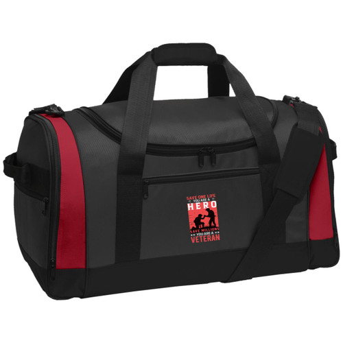 save a million you are a veteran Voyager Sports Duffel