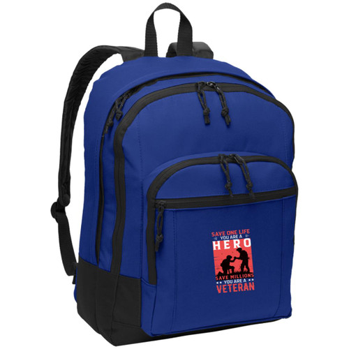 save a million you are a veteran Basic Backpack
