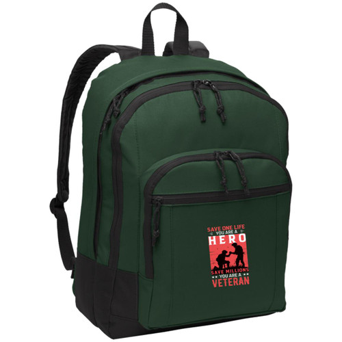 save a million you are a veteran Basic Backpack