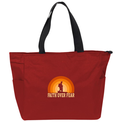 Faith over fear Essential Zip Tote