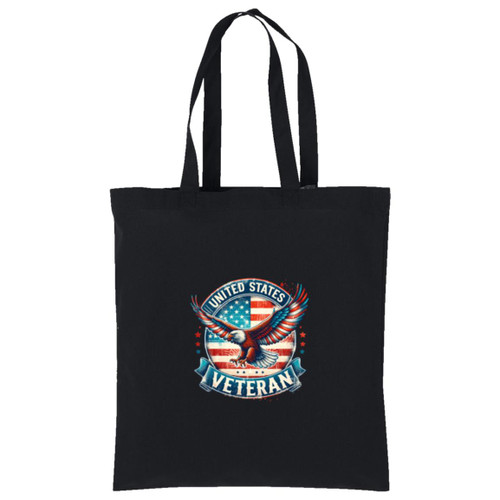 united states veteran eagle Cotton Tote