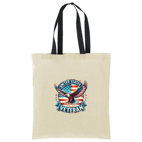 united states veteran eagle Cotton Tote