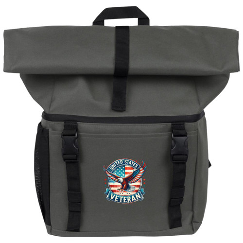 united states veteran eagle 18-Can Backpack Cooler