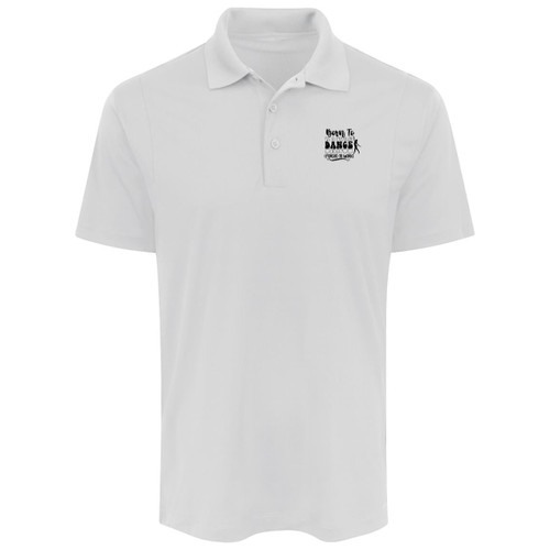 Born To Dance (Forced To Work) Mens Collar Polo