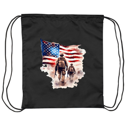 VETS - DESIGN #19 Drawstring Cinch Bag