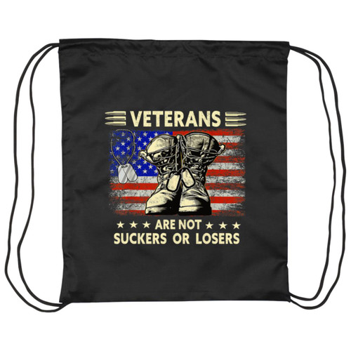 VETS - DESIGN #10 Drawstring Cinch Bag