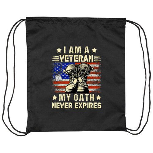 VETS - DESIGN #8 Drawstring Cinch Bag