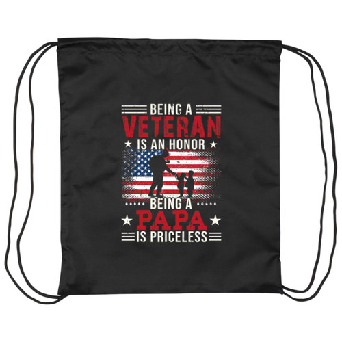 VETS - DESIGN #3 Drawstring Cinch Bag