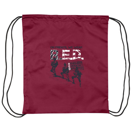 VETS RED FRIDAY #7 Drawstring Cinch Bag