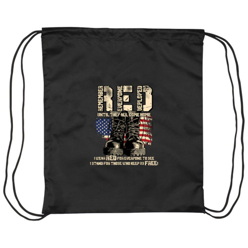 VETS RED FRIDAY #2 Drawstring Cinch Bag
