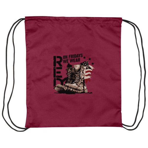 VETS RED FRIDAY #16 Drawstring Cinch Bag