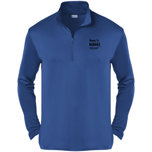 Born To Dance (Forced To Work) Mens Quarter Zip Pullover