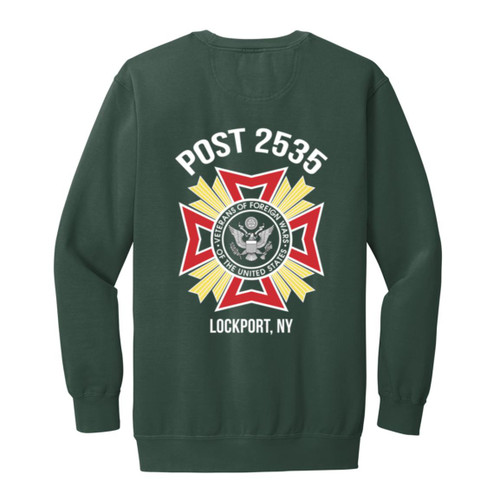 VFW Post 2535 Garment-Dyed Adult Crewneck Sweatshirt