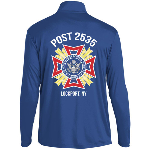VFW Post 2535 Mens Quarter Zip Pullover