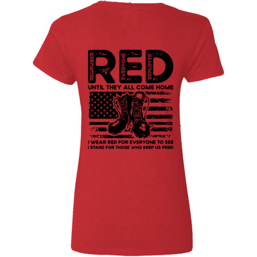 VETS RED FRIDAY #14 Ladies' V-Neck T-Shirt