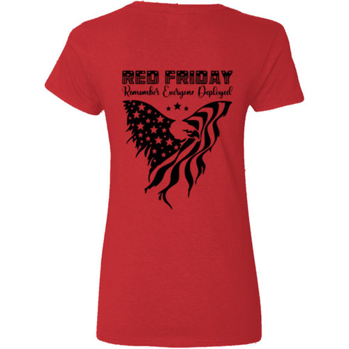VETS RED FRIDAY #13 Ladies' V-Neck T-Shirt