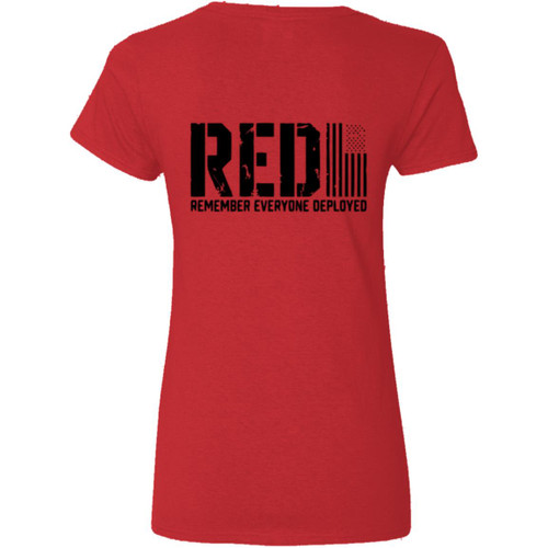 VETS RED FRIDAY #11 Ladies' V-Neck T-Shirt