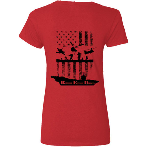 VETS RED FRIDAY #10 Ladies' V-Neck T-Shirt