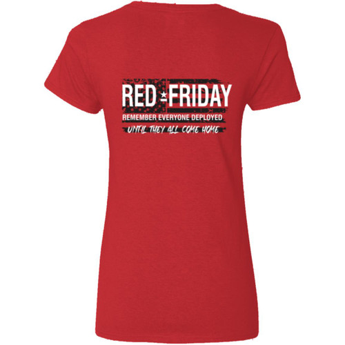 VETS RED FRIDAY #9 Ladies' V-Neck T-Shirt