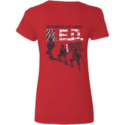 VETS RED FRIDAY #7 Ladies' V-Neck T-Shirt
