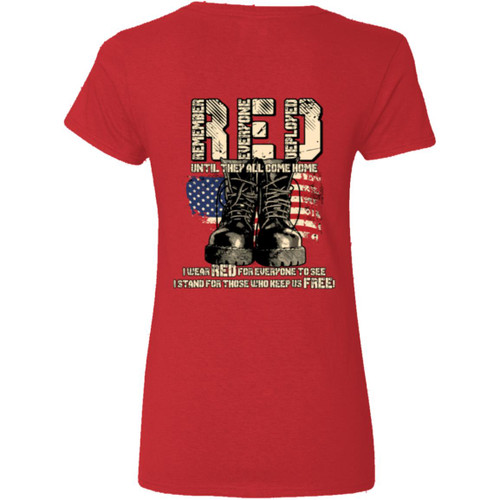 VETS RED FRIDAY #2 Ladies' V-Neck T-Shirt