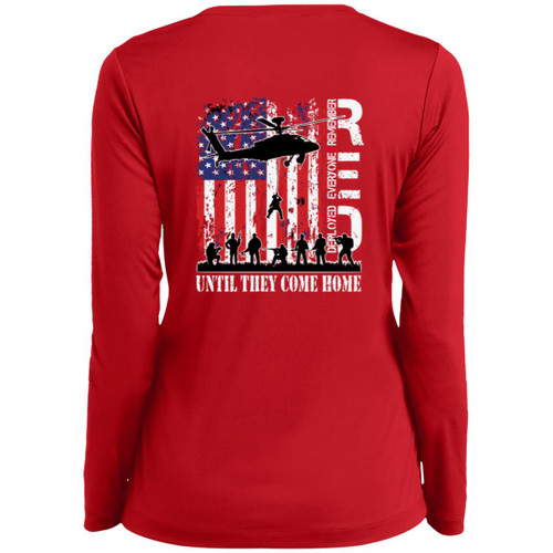 VETS RED FRIDAY #3 Ladies Long Sleeve V-Neck