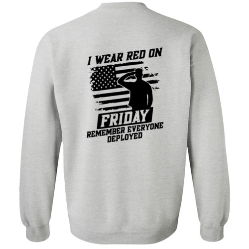 VETS RED FRIDAY #12 Crewneck Pullover Sweatshirt