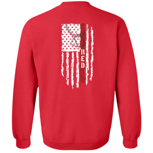 VETS RED FRIDAY # 1 Crewneck Pullover Sweatshirt