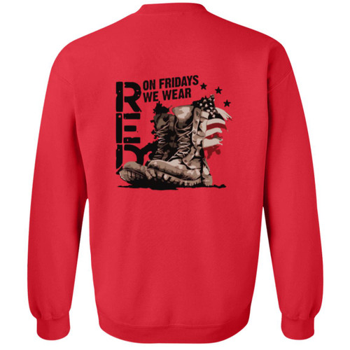 VETS RED FRIDAY #16 Crewneck Pullover Sweatshirt